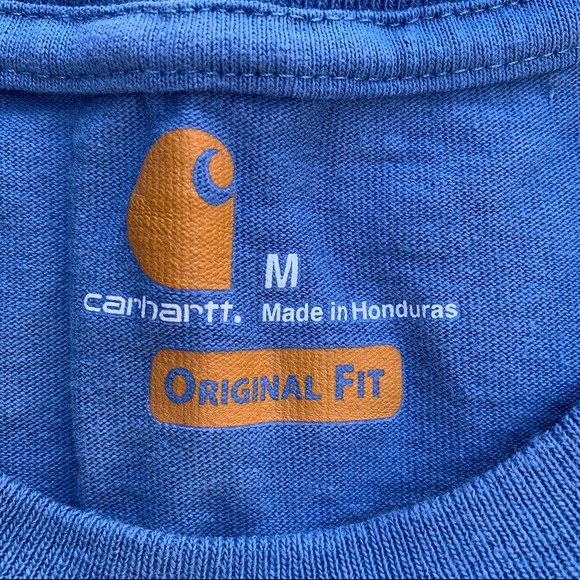 Carhartt Plain Blue Tee - Picture 3 of 3